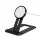 Universal Adjustable Height of MagSafe Wireless Charger Base Mount Aluminium Alloy Desktop Holder for iPhone 12 Series