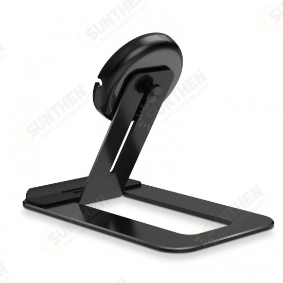 Universal Adjustable Height of MagSafe Wireless Charger Base Mount Aluminium Alloy Desktop Holder for iPhone 12 Series