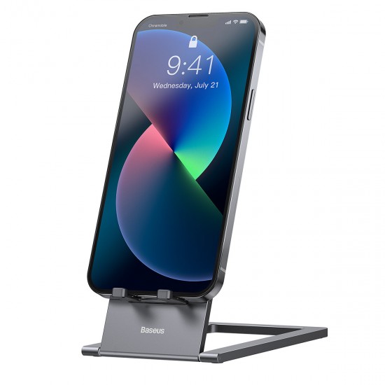 Foldable Metal Desktop Phone/Tablet Holder Online Learning Live Streaming Desktop Stand For iPad Pro 2021 2020 For iPhone 13 Universal Phone