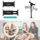 EGL-02S 10 inch 3 Color Modes Dimmable LED Ring Full Light Tripod Stand Live Selfie Holder with Remote Control for YouTube Tiktok VK Vlog Makeup