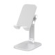 Foldable 120° Angle Adjustable Non-Slip Aluminum Alloy Desktop Mobile Phone Tablet Holder Stand for 4-12.9 inch Devices