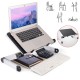 Foldable Aluminum Laptop Computer Desk Table TV Bed Computer Mackbook Desktop Holder