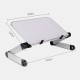 Foldable Aluminum Laptop Computer Desk Table TV Bed Computer Mackbook Desktop Holder