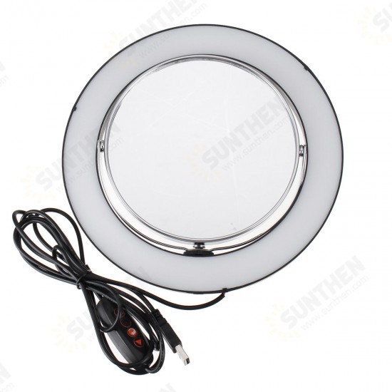 Live Stream Makeup Selfie LED Ring Light With bluetooth Remote Control Cell Phone Holder