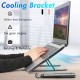 P1 Universal Foldable 6-Gear Adjustable Macbook Desktop Holder Stand Bracket for 11-17 inch Devices