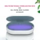 UV Light Phone Sanitizer Mask Toothbrush Key Jewelry Phone Sterilizer Disinfection Box + 10W Wireless Charger