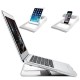 Universal Aluminum Alloy Heat Dissipation Laptop Stand Tablet Holder for Macbook iPad & iPhone