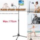 Universal Height Adjustable Mobile Phone Floor Stand Holder for Mobile Phone or Tablet between 3.5-10.5 inch