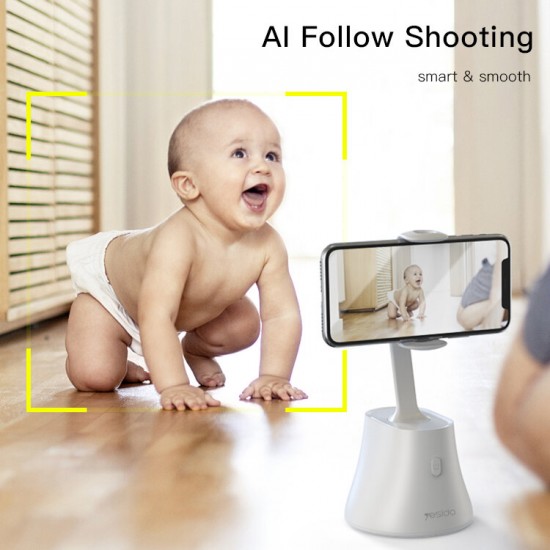 SF10 360° Rotation AI Face Follow Shooting Mobile Phone Holder Stand Bracket for POCO X3 F3