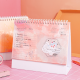 2020 Calendar Desk Organizer Cute Desk Diary Creative Desktop Memo Coil Calendar