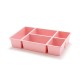 2192 Desktop Seperated Cosmetic Storage Box Plastic 5 Grids Drawer Debris Organizer Box Skincare Cosmetic Box