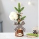 25cm Mini Christmas Tree Desk Decorations Home Office Tree Ornament Creative Gifts Tree Crafts Children Toys