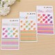 3 Pcs Korea Simple Life Painting Diary Stickers Diary Book Album Decoration