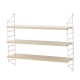 3 Tiers Wall Mounted Shelf Punch-free Hanging Storage Rack Bedroom Bookshelf Home Office Decoration Dispplay Stand