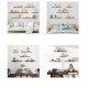 3Pcs Wall Racks Mounted Floating Shelf Wood Storage Rack Decoration Display Stand for Home Office Living Room Kitchen