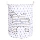 40*50 Canvas Waterproof Dirty Clothes Basket Children's Toy Storage Basket Cartoon Fabric Bathroom Dirty Clothes Bucket Sundries Storage Bucket