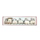 5 Knots Christmas Little Train Wooden Train with Snowman Bear Christmas Decorations for Home Ornaments Gift Kids Toys