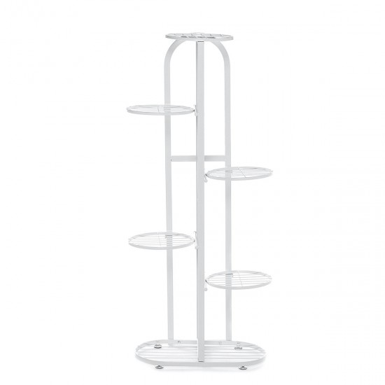 6 Tiers Metal Plant Stand Flower Pot Holder Plant Display Shelves for Garden Home Office Indoor Outdoor