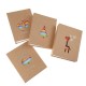 7 Inch Baby Photo Album 100 Sheets Kraft Paper Insert Page Album Kids DIY Anniversary Memory Album Book Album Photo