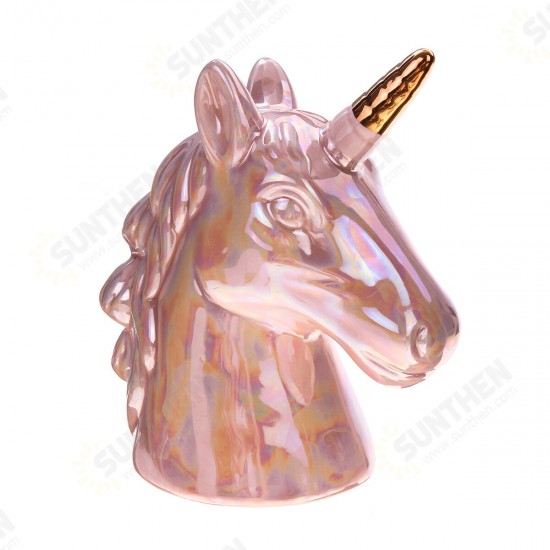 Ceramics Unicorn Ornaments Magic Unicorn Novelty Money Box Household Office Desktop Decoration Multicolor Choose