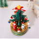 Christmas Decorations Creative Wooden Christmas Tree Deer Santa Claus Music Box Christmas Desktop Ornaments