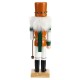 Christmas Nutcracker Soldier Doll Wooden Puppet Vintage Desktop Ornaments 25cm Festival Decoration