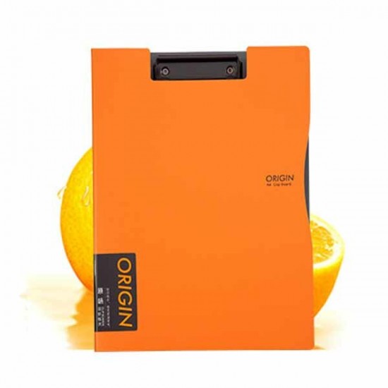 A828 Clip File Folder Double Folding Data Clip Thickening A4 Flat Clip