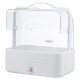 Cosmetic Storage Box Transparent Dust Cover Desktop Makeup Organizer Household Portable Shelf