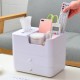 Cosmetics Storage Box Tissue Box Plastic Desktop Makeup Organizer Drawer Sundries Container Nail Polish Lipstick Jewelry Case