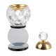 Crystal Incense Burner Plating Metal Polishing Incense Burner Traditional For Home Office Desktop Decorative Ornaments