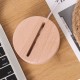 DIY Resin Wood LED Night Light USB Charging Art Ornament Wooden Night Light Base Stand Crafts Desk Decoration Supplies