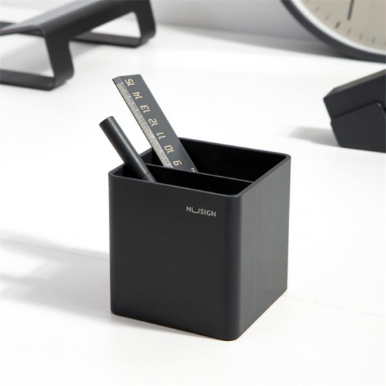 NS011 Pen Pencil Holder ABS Pen Stands Desktop Storage Organizer 4 Colors Optional