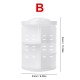 Desk Organizers Makeup Cosmetic Rack Holder 360° Rotating Small Part Storage Case Stand Home Office