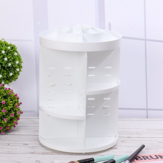 Desk Organizers Makeup Cosmetic Rack Holder 360° Rotating Small Part Storage Case Stand Home Office