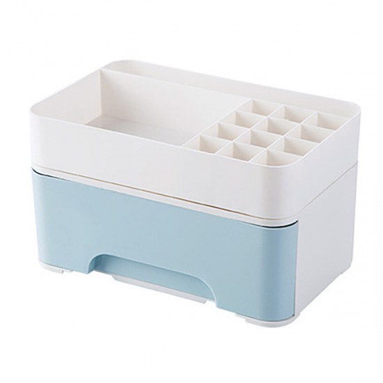 Desk Skin Care Products Storage Box Multi functional Lipstick Cosmetic Storage Box with Drawer Home Bedroom Organizer