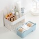 Desk Skin Care Products Storage Box Multi functional Lipstick Cosmetic Storage Box with Drawer Home Bedroom Organizer