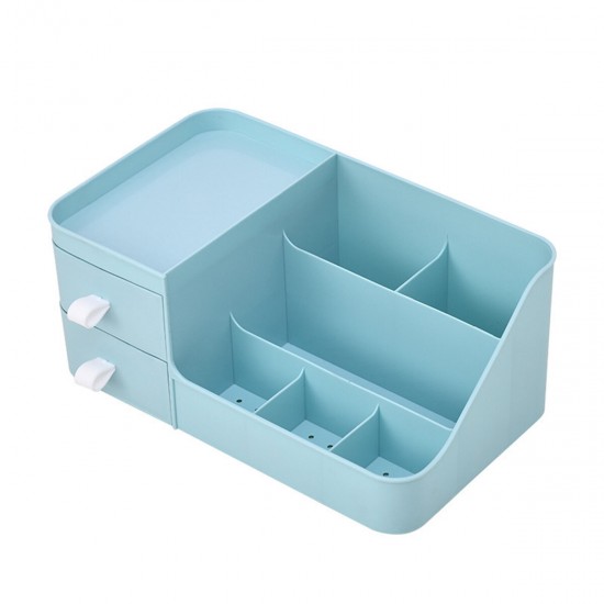 Desktop Cosmetic Storage Box Drawer Makeup Brushes Organizer Dressing Table Skin Care Rack Sundries Container