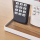 Desktop Remote Control Storage Shelf Phone Stand Bracket Keys Storage Rack Organizer