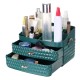 Dustproof Cosmetic Storage Box with Drawer Large Capacity Desktop Furnishings Organizer Home Desk Sundries Storage