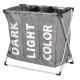 Foldable Laundry Basket Folding Dirty Clothes Bag Washing Bin Home Clothes Organizer with Handle