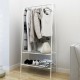 Garment Clothes Rack Floor Coat Rack Shoes Rack Multifunctional Home Bedroom Hanging Shelf Home Indoor Furniture