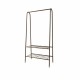 Garment Clothes Rack Floor Coat Rack Shoes Rack Multifunctional Home Bedroom Hanging Shelf Home Indoor Furniture