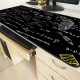 Geometric Math Formula Mouse Pad Comfort Gaming Mousepad Size Anti Slip Lock Edge E-sports Keyboard Desk Mouse Mat for PC Computer