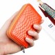 High Quality Genuine Leather Crocodile Pattern Zipper Around Card Holder Wallets Coin Purse