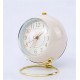 Household Ring Metal Clock Student Table Round Number Home Decor Table Clock Display Cute Version Home Decoration