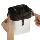 Japanese Desktop Trash Can Mini Office Plastic Swing Cover Storage Bin Waste Bins for Room Tea Table Kitchen Bedroom