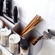 Kitchen Wall Mounted Rack Storage Holder Cutter Spice Seasoning Jar Multifunctional Shelf Organizer