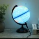 LED Luminated Globe Earth USB Powered 14cm Rotatable Globe Model For Children Education Home Decoration