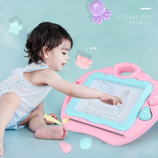 Magnetic Drawing Board Color Sketch Pad Kids Multi-functional Writing Table Graffiti Painting Toys for Children Gifts