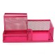 Metal Mesh Cosmetic Makeup Brush Pen Office Desktop Storage Box